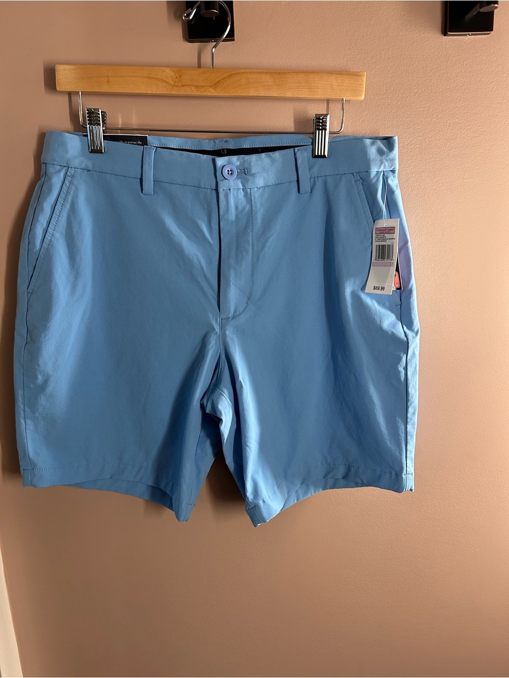 Vineyard Vines are Men's Light Blue 8” Classic Fit Breaker Short size 32 NWT